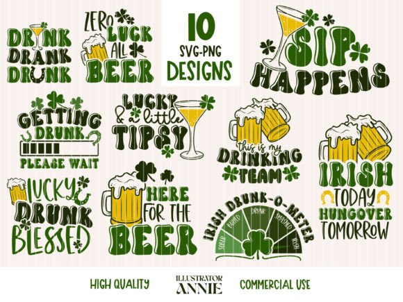 Drunk St Patricks Day Quote Bundle