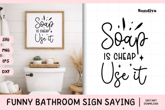 Funny Bathroom Sign Saying SVG 12