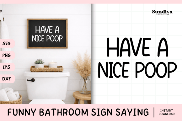 Funny Bathroom Sign Saying SVG 27