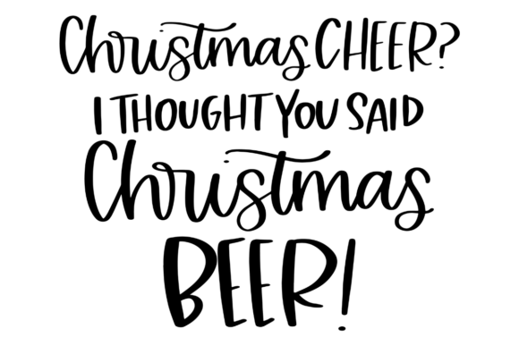 Funny Christmas Beer Quote