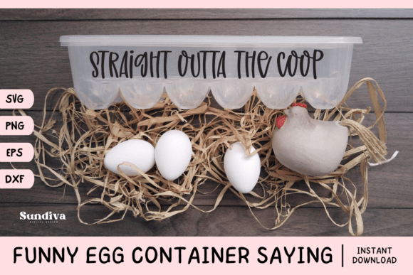 Funny Egg Container Saying SVG 2