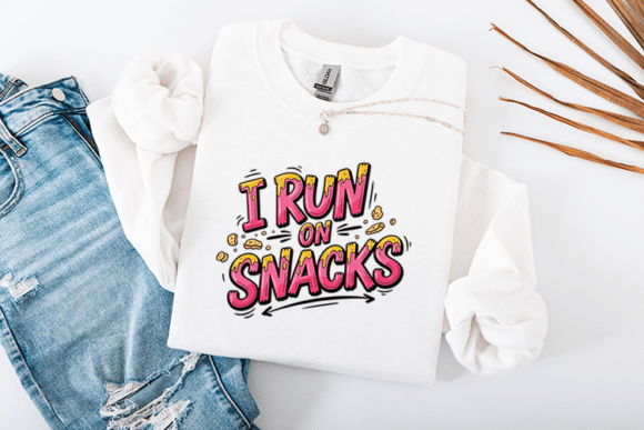 I Run on Snacks: A Designer's Take on This Funny Quote