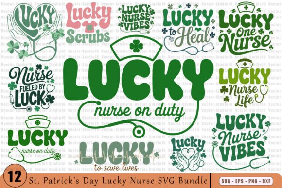 Lucky Nurse SVG: A Designer's Take on St. Paddy's Embroidery