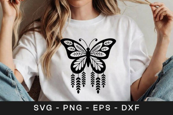 Review: Boho Butterfly Line Art Design SVG PNG