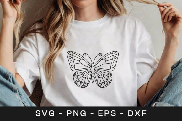 Review: Simple Butterfly Silhouette SVG PNG for Embroidery